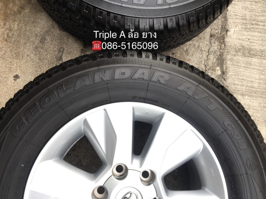 ล้อแม็ก Toyota Revo ขอบ17 พร้อมยาง 265-65-17 Yokohama ปลายปี 15