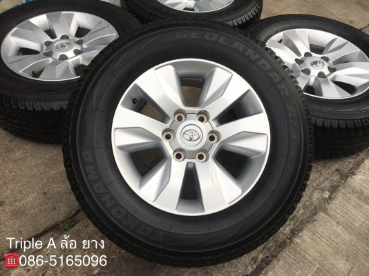 ล้อแม็ก Toyota Revo ขอบ17 พร้อมยาง 265-65-17 Yokohama ปลายปี 15