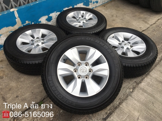 ล้อแม็ก Toyota Revo ขอบ17 พร้อมยาง 265-65-17 Yokohama ปลายปี 15
