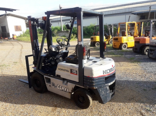 ขายรถยก KOMATSU FG15-15 เครื่องเบนซิน เกียร์ธรรมดา ยกได้1.5ตัน เสา3เมตร ยางลมหน้าตันหลัง ติดต่อ 098-7962549