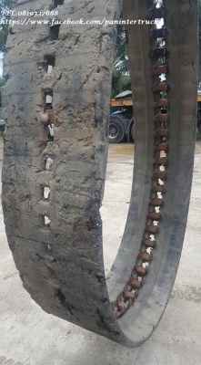 สินค้าเก่านอก ขายตามสภาพ แทรคยางสำหรับรถขุดไซค์40,45,50,55 /รถเกี่ยวข้าว /รถดันดิน/*ขนาด450*54*100