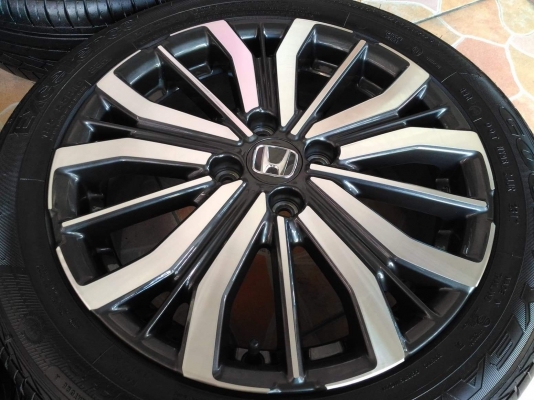ล้อแม็ก New Honda City ขอบ 16 พร้อมยาง Goodyear Excellence 185 55 16 ผลิตปี 2017 หายากมากๆ ทั้งชุด 16,900.- ใส่ฟรี รับเทิร์น รับบัตรเครดิตทุกธนาคาร ส่งทั่วไทย