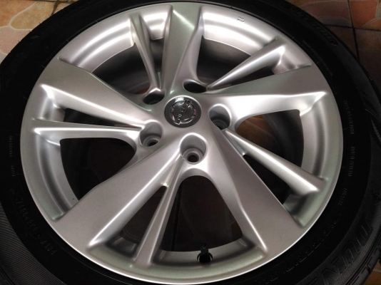 ล้อแม็ก Nissan Teana ขอบ 17(5/114.3) พร้อมยาง Dunlop Enasave EC300+ 215 55 17 ผลิตปี 2017 สภาพโดยรวมสวยๆ ขายถูกๆ ทั้งชุด 14,900.- *** ล้อเดิมเทิร์นได้ ติดตั้งฟรีค่ะ * ล้อแม็ก Nissan Teana ขอบ 17(5/114.3) พร้อมยาง Dunlop Enasave EC300+ 215 55 17 ผลิตปี 2017 สภาพโดยรวมสวยๆ ขายถูกๆ ทั้งชุด 14,900.- *** ล้อเดิมเทิร์นได้ ติดตั้งฟรีค่ะ *
