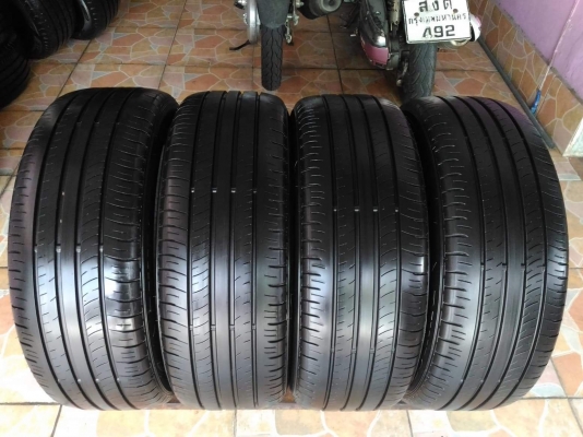 ล้อแม็ก โตโยต้า คัมรี่ ขอบ 17(5/114.3) พร้อมยาง Dunlop Enasave EC300+  215 55 17 ผลิตปี 2017 สภาพพร้อมใช้งานต่อยาวๆ ขายถูกๆ ทั้งชุด 17900.- พร้อมน็อตแท้ 1 ชุด *** ใส่ฟรี รับเทิร์น รับบัตรเครดิตทุกธนาคาร ส่งทั่วไทย ***