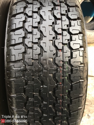 ยางป้ายแดง 245-70-16 Bridgestone ปี 18 ตุ่มเด้งๆ มีเส้นสี