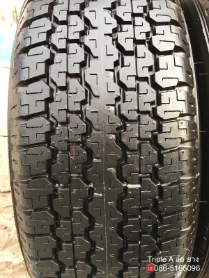 ยางป้ายแดง 245-70-16 Bridgestone ปี 18 ตุ่มเด้งๆ มีเส้นสี