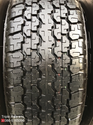ยางป้ายแดง 245-70-16 Bridgestone ปี 18 ตุ่มเด้งๆ มีเส้นสี