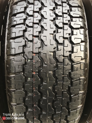 ยางป้ายแดง 245-70-16 Bridgestone ปี 18 ตุ่มเด้งๆ มีเส้นสี