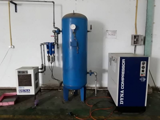 ขาย 1.2 แสน ชุดปั๊มลมแบบสกรู DYNA ขนาด 10 HP.ครบชุดทั้ง Plant ซื้อมามือหนึ่ง ใช้งานน้อยมาก ปี 2015/07 ประกอบด้วย ปั๊มสกรู+แอร์ไดร์เออร์+ถังพักลม+ชุดกรอง+ฟิลเตอร์+ชุดเดรน+ระบบท่อทาง+วาวล์ทุกจุดในระบบ ทั้งหมดพร้อมใช้งาน ไม่ขายแยก ยกไปทั้งชุดจั๊มไฟใช้งานได้ท