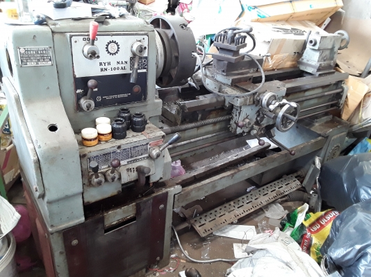 ขาย 97,000 เครื่องกลึงไต้หวัน 6 ฟุต RN-100AL เกียร์บล๊อค 3 เพลา พร้อมมีเบรค หัวสี่จับ ใช้ไฟ 380V.สนใจสั่งจองที่ ซ.นิมิตใหม่ 63 คลองสามวา กทม.เข้ามาดูงาน กรุณาโทรนัดล่วงหน้า สนใจกรุณาติดต่อคุณ ANUVONG 083-9752712 ...........................................