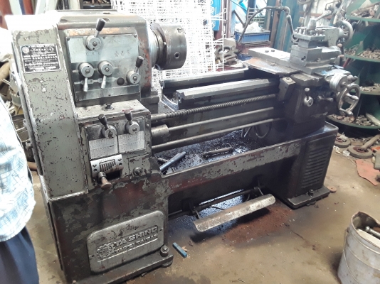 ขาย 93,000 เครื่องกลึงไต้หวัน 5 ฟุต TASHING เกียร์บล๊อค 3 เพลา รุ่นกระเป๋าน้ำมัน พร้อมมีเบรค หัวสามจับ ใช้ไฟ 380V.สนใจสั่งจองที่ ซ.นิมิตใหม่ 63 คลองสามวา กทม.เข้ามาดูงาน กรุณาโทรนัดล่วงหน้า สนใจกรุณาติดต่อคุณ ANUVONG 083-9752712 ..........................