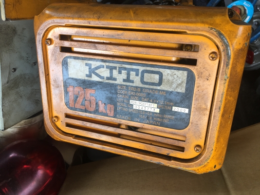 ขาย รอก KITO เพิ่งถอดลง ขาย รอก KITO เพิ่งถอดลง