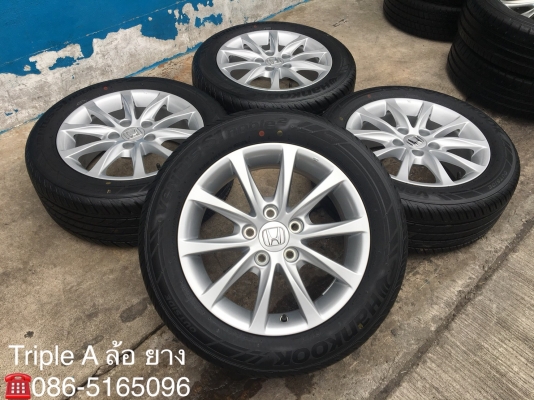 ล้อแม็กป้ายแดง Honda Civic FC ขอบ16 พร้อมยางป้ายแดง 215-55-16 ปี 18