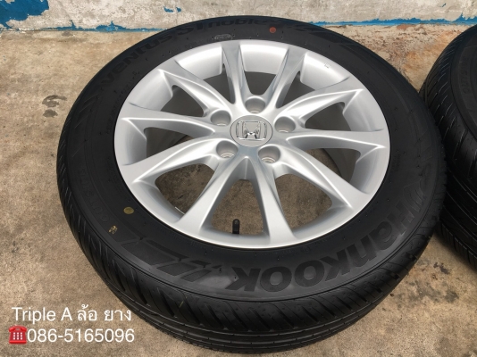 ล้อแม็กป้ายแดง Honda Civic FC ขอบ16 พร้อมยางป้ายแดง 215-55-16 ปี 18