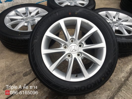 ล้อแม็กป้ายแดง Honda Civic FC ขอบ16 พร้อมยางป้ายแดง 215-55-16 ปี 18