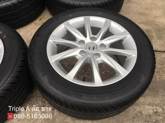 ล้อแม็กป้ายแดง Honda Civic FC ขอบ16 พร้อมยางป้ายแดง 215-55-16 ปี 18