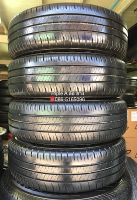 ล้อแม็กป้ายแดง Mazda 2 ขอบ 15 สีบอร์น พร้อมยางป้ายแดง Dunlop 185-65-15 ปลายปี 17  แม็กสวย ดอกเต็ม มีตุ่ม