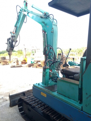 รถแบคโฮ IHI 35F2 พร้อมหัวกระแทก รถเก่านอกนำเข้า ยังไม่เคยใช้งานในไทย เครื่องดี ปั๊มดี โซ่หนา เอวแน่น พร้อมใช้งาน มีเอกสารใบอินวอยซ์