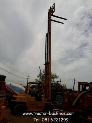 สูงๆๆ รถยก โฟคลิฟท์ KOMATSU 5 ตัน เสา 3 ท่อน สูง 10 เมตร งายาว 2 เมตร เก่าญี่ปุ่น ยางตัน สภาพสวย พร้