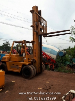 สูงๆๆ รถยก โฟคลิฟท์ KOMATSU 5 ตัน เสา 3 ท่อน สูง 10 เมตร งายาว 2 เมตร เก่าญี่ปุ่น ยางตัน สภาพสวย พร้