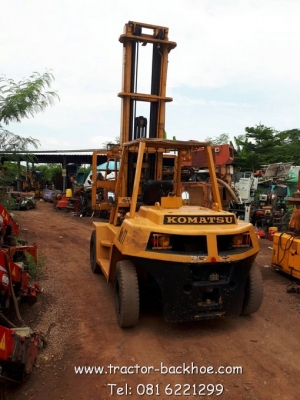 สูงๆๆ รถยก โฟคลิฟท์ KOMATSU 5 ตัน เสา 3 ท่อน สูง 10 เมตร งายาว 2 เมตร เก่าญี่ปุ่น ยางตัน สภาพสวย พร้