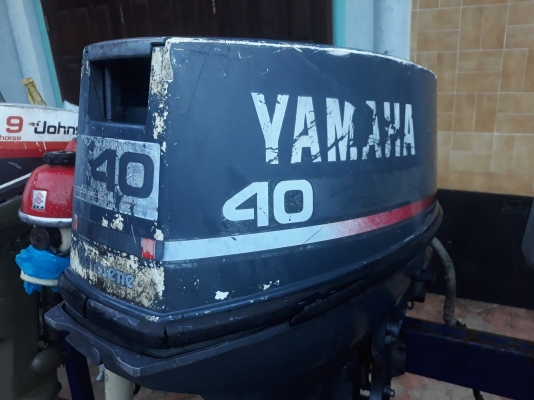 YAMAHA40 J 2จังหวะ หาง21 สตาร์ทไฟฟ้า