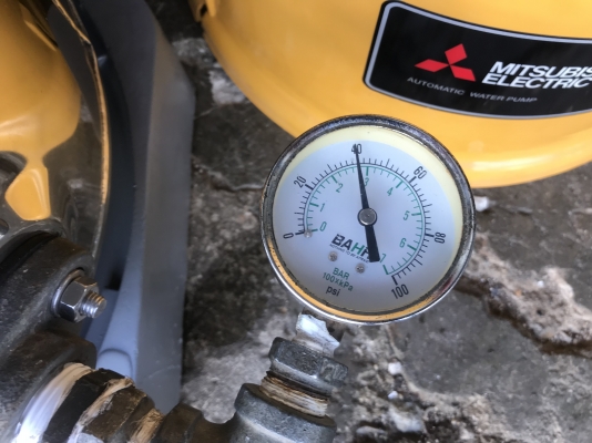 ขายปั้มน้ำอัตโนมัติ Mitsubishi 250W เพิกถังใหม่และฝาครอบของใหม่ใส่ให้ครับ สภาพสวย ตรวจเช็คแรงดันเรียบร้อย ไม่มีรั่วซึม น้ำแรงมาก พร้อมใช้งาน