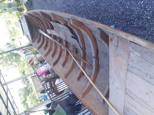 ขายเรือไม้สักเก่าลำใหญ่ ขายเรือไม้สักเก่าลำใหญ่