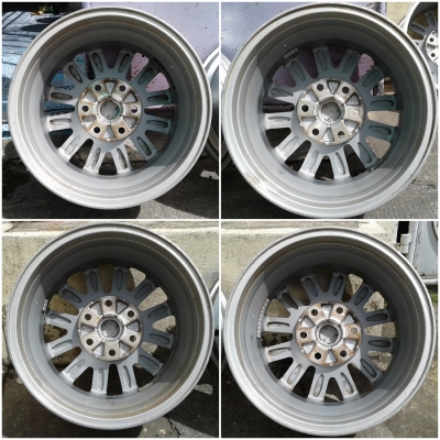 แม็ก New Triton 17 ถอดป้ายแดง สภาพสวยเดิมๆ  ไม่คดไม่ดุ้ง ไม่มีเก็บงานใดๆ มีรอยเล็กน้อย ตามรูป ราคา 4 วง 5,900 บาท