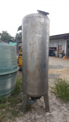 ถังกรองน้ำสแตนเลสขนาด 500 ลิตรรุ่นหนา ถังกรองน้ำสแตนเลสขนาด 500 ลิตรรุ่นหนา