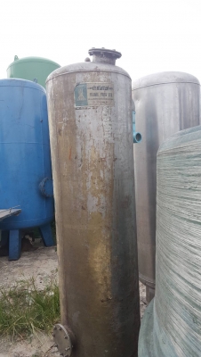 ถังกรองน้ำสแตนเลสขนาด 500 ลิตรรุ่นหนา ถังกรองน้ำสแตนเลสขนาด 500 ลิตรรุ่นหนา