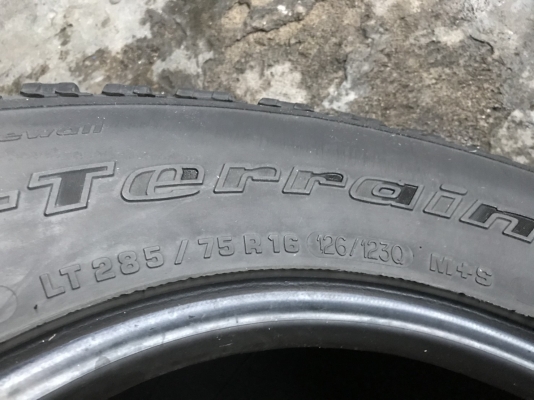 ขายยาง BF ALL 285/75/16 ปี11