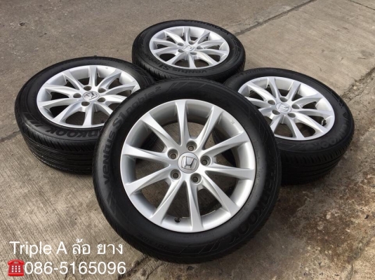ล้อแม็ก Honda Civic FC ขอบ16 พร้อมยาง 215-55-16 Hankook ปี 17
