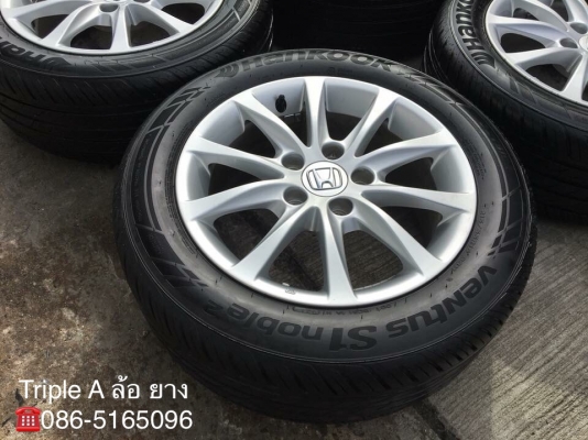 ล้อแม็ก Honda Civic FC ขอบ16 พร้อมยาง 215-55-16 Hankook ปี 17