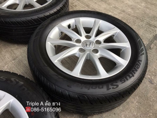 ล้อแม็ก Honda Civic FC ขอบ16 พร้อมยาง 215-55-16 Hankook ปี 17