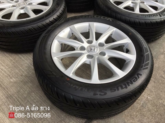 ล้อแม็ก Honda Civic FC ขอบ16 พร้อมยาง 215-55-16 Hankook ปี 17