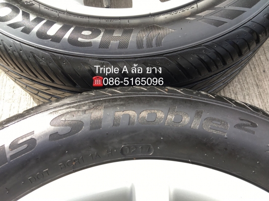 ล้อแม็ก Honda Civic FC ขอบ16 พร้อมยาง 215-55-16 Hankook ปี 17