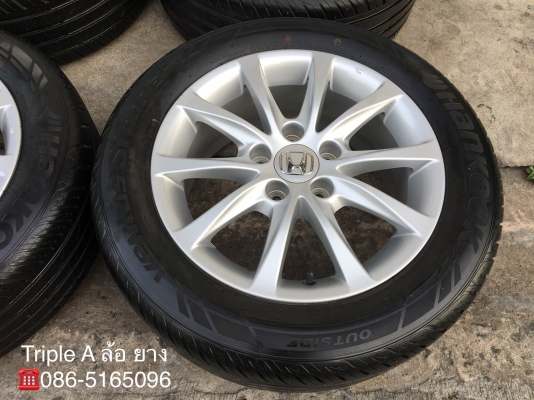 ล้อแม็ก Honda Civic FC 5รู114 ขอบ16 พร้อมยาง 215-55-16 Hankook ปลายปี 16