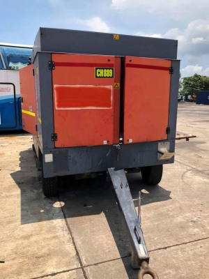 เครื่องลม ยี่ห้อ atlas copco 261 psi ปี 2008 พร้อมชุดลาก