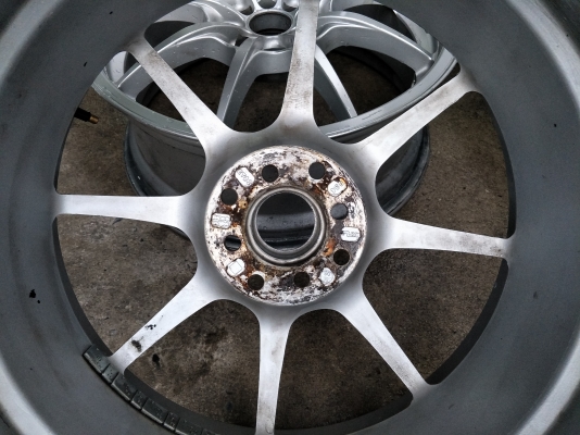 ล้อแม็กขอบ18นิ้ว4รู100/114 ชุดนี้ราคา 5500 บาท