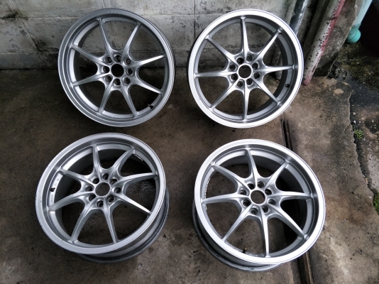 ล้อแม็กขอบ18นิ้ว4รู100/114 ชุดนี้ราคา 5500 บาท