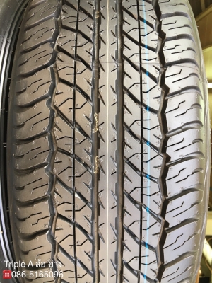 ล้อแม็กพร้อมยางใหม่ป้ายแดง Nissan Navara NP300 ขอบ 16 Dunlop 255-70-16 ปี 18 ตุ่มอลัง เส้นสีชัดๆ