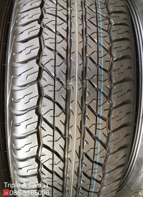 ล้อแม็กพร้อมยางใหม่ป้ายแดง Nissan Navara NP300 ขอบ 16 Dunlop 255-70-16 ปี 18 ตุ่มอลัง เส้นสีชัดๆ