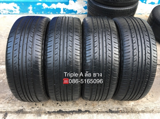 ล้อแม็ก Toyota Altis ขอบ16 สีเทาหน้าเงา พร้อมยาง 205-55-16 ปลายปี 17