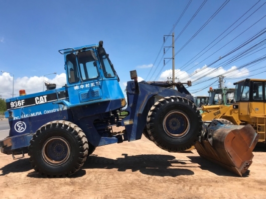 ขายรถตักล้อยาง CAT 936F รถนอกนำเข้าเองจากญี่ปุ่น สภาพสวยพร้อมใช้งาน มีVDOการทำงานครับ