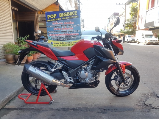 ขายแลกเทิร์น HONDA CB300F ABS ปี 2014 สวยๆ เดิมทั้งคัน ทะเบียนพร้อมโอน ราคา 63500 บาท ส่งได้ทั่วไทยค
