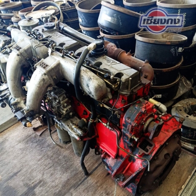 เครื่องยนต์ HINO EK100 275 แรงม้า ปั่นปูน เครื่องสวยมากๆเครื่องนิ่มพร้อมใช้งานเลยครับ