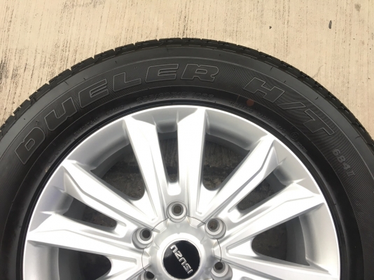 ล้อแม็กพร้อมยางป้ายแดง NEW ISUZU D-MAX 1.9 Blue Power ขอบ 18 รุ่นใหม่ล่าสุด Bridgestone 255-60-18 ปี 18
