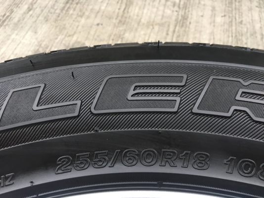 แม็กป้ายแดง ISUZU MU-X ขอบ18 พร้อมยางป้ายแดง 255-60-18 Bridgestone ปี 18