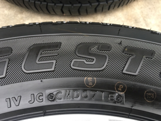 แม็กป้ายแดง ISUZU MU-X ขอบ18 พร้อมยางป้ายแดง 255-60-18 Bridgestone ปี 18